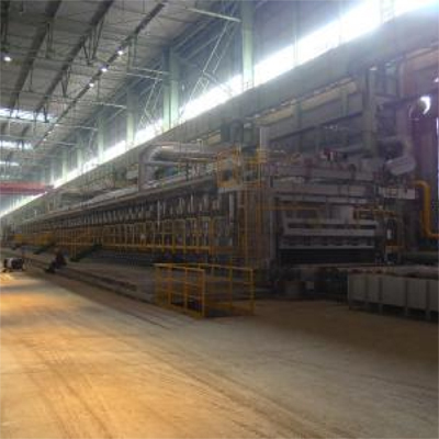 Roller bottom type medium and heavy plate quenching and tempering furnace